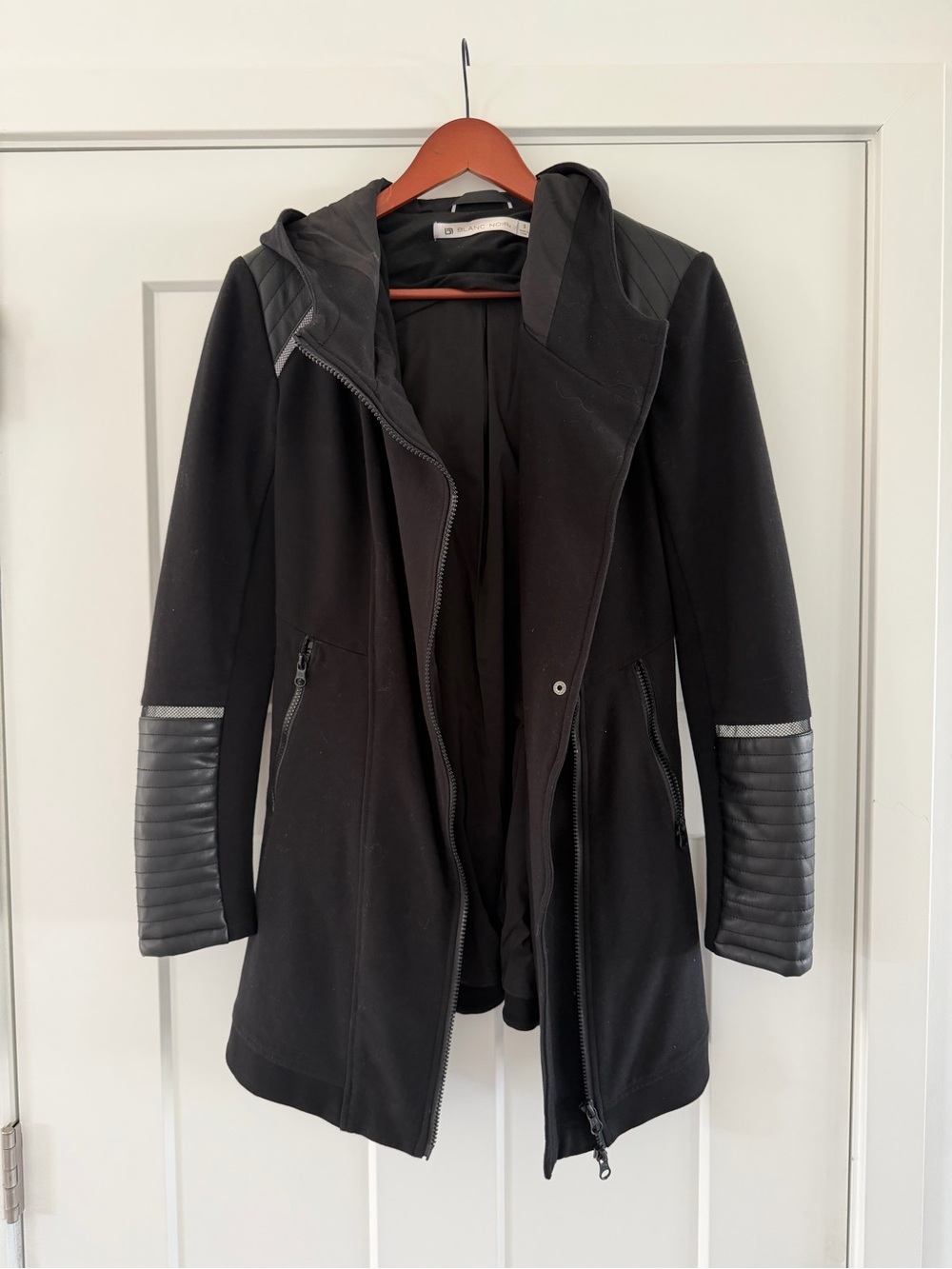 Blanc Noir black jacket/coat.